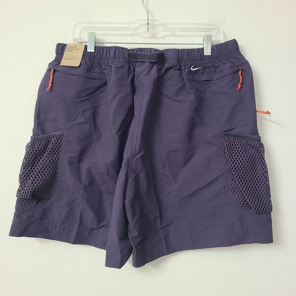 Nike ACG Snowgrass Cargo Shorts DV9405-573 Size XL Purple - Picture 2 of 6
